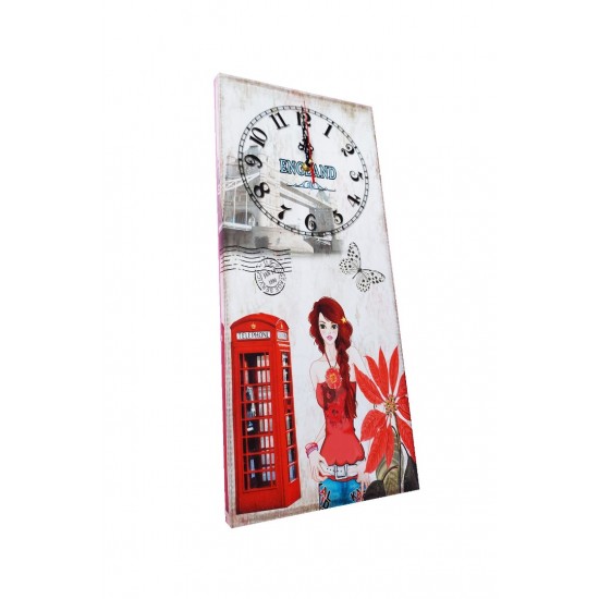 Ceas de perete, England, Canvas, 55 cm, JFZ2745 Ceas de perete, England, Canvas, 55 cm, JFZ2745