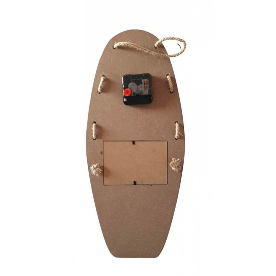 Ceas de perete Maritim cu Poza, Multicolor, 46 cm, LK-349V2