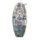 Ceas de perete Maritim cu Poza, Multicolor, 46 cm, LK-349V3
