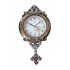 Ceas de perete cu pendul, Vintage cu trandafiri, 50 cm, 6753L1