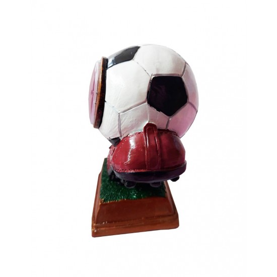 Ceas in forma de minge cu gheata de fotbal, 23 cm, 685XD Ceas in forma de minge cu gheata de fotbal, 23 cm, 685XD