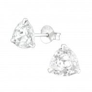 Cercei argint, Shine cu cristale Swarovski White, A4S37657-1