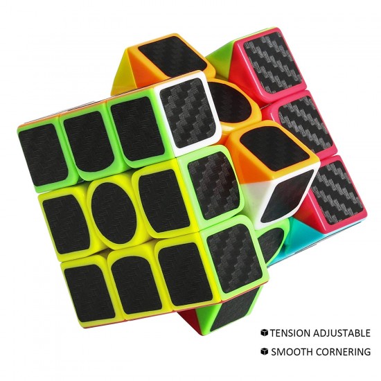 Cub Magic 3x3x3 - KungFu LongYua, Stickere Fibra De Carbon, 50CUB-1 Cub Magic 3x3x3 - KungFu LongYua, Stickere Fibra De Carbon, 50CUB-1