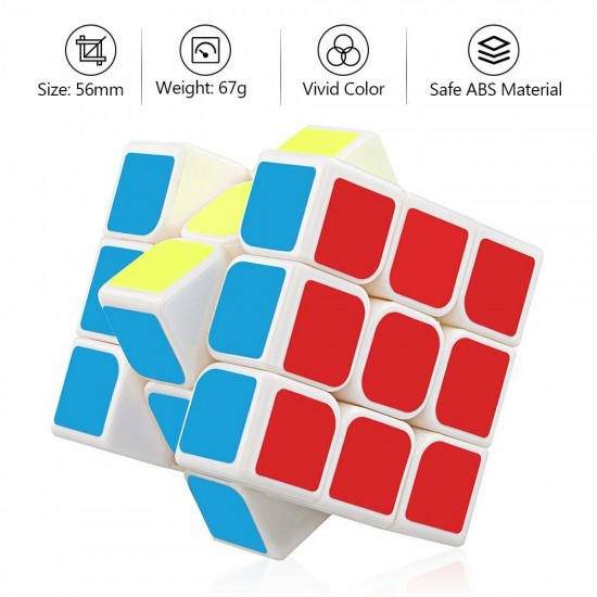 Cub Magic 3x3x3 QingHong Yumo Cube White, 195CUB-1 Cub Magic 3x3x3 QingHong Yumo Cube White, 195CUB-1
