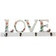 Cuier cu 4 agatatori, Love, 45 cm, 776B