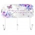 Cuier decorat cu flori,  3 agatatori, 1090E-3