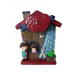 Cutie muzicala cu cheita, Casa, Seet Love, Maro, 18 cm, 2140B