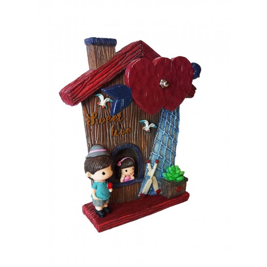 Cutie muzicala cu cheita, Casa, Seet Love, Maro, 18 cm, 2140B Cutie muzicala cu cheita, Casa, Seet Love, Maro, 18 cm, 2140B