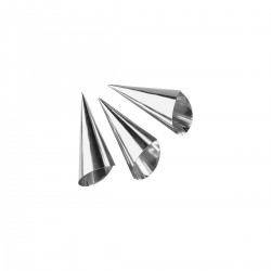 Forme conice pentru rulouri patiserie set 6 bucati Forme conice pentru rulouri patiserie set 6 bucati