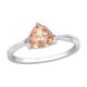 Inel argint, Para cu cristale Swarovski Rose, Marimea 57, A4S39502 Inel argint, Para cu cristale Swarovski Rose, Marimea 57, A4S39502