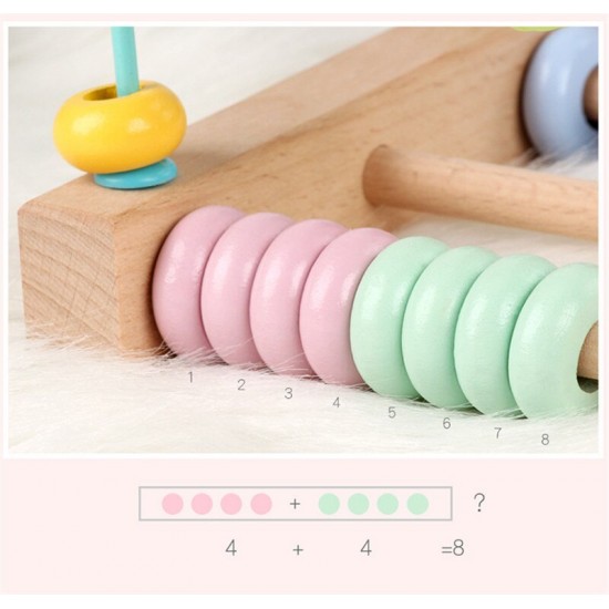 Joc educativ, circuit cu bile si numere, 148BZ Joc educativ, circuit cu bile si numere, 148BZ