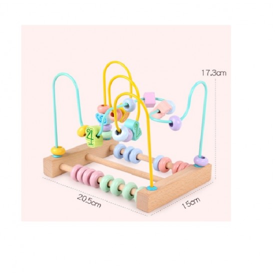Joc educativ, circuit cu bile si numere, 148BZ Joc educativ, circuit cu bile si numere, 148BZ