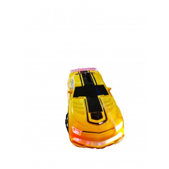 Masina transformer in robot 2 in 1, Canta si lumineaza, 1M