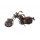 Motocicleta decorativa, Din metal, Negru, 20 cm, 356MD Motocicleta decorativa, Din metal, Negru, 20 cm, 356MD