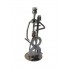 Ornament decorativ, Muzicant din metal, Nergu, 13 cm, 356XD