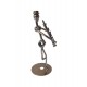 Ornament decorativ, Muzicant din metal, Nergu, 13 cm, 356XD-1