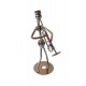 Ornament decorativ, Muzicant din metal, Nergu, 13 cm, 356XD-5 Ornament decorativ, Muzicant din metal, Nergu, 13 cm, 356XD-5