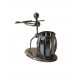 Ornament decorativ, Muzicant din metal cu suport de pixuri, Nergu, 15 cm, 356-26DD