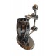 Ornament decorativ, Muzicant din metal cu suport de pixuri, Nergu, 15 cm, 356-26DD