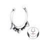 Piercing nas din Argint, Coroana, Silver A4S28389 Piercing nas din Argint, Coroana, Silver A4S28389