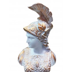 Statueta Decorativa, Bust femeie soldat, Alb, 32 cm, DO23X Statueta Decorativa, Bust femeie soldat, Alb, 32 cm, DO23X