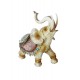 Statueta Decorativa, Elefant cu trompa in sus, Crem, 20 cm, GA24505 Statueta Decorativa, Elefant cu trompa in sus, Crem, 20 cm, GA24505