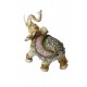 Statueta Decorativa, Elefant cu trompa in sus, Crem, 20 cm, GA24505 Statueta Decorativa, Elefant cu trompa in sus, Crem, 20 cm, GA24505