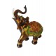 Statueta Decorativa, Elefant cu trompa in sus, Maro, 14 cm, GA24409 Statueta Decorativa, Elefant cu trompa in sus, Maro, 14 cm, GA24409