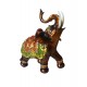 Statueta Decorativa, Elefant cu trompa in sus, Maro, 20 cm, GA24407 Statueta Decorativa, Elefant cu trompa in sus, Maro, 20 cm, GA24407