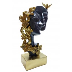 Statueta Decorativa, Indragostiti, Negru, 26 cm, DO22067 Statueta Decorativa, Indragostiti, Negru, 26 cm, DO22067