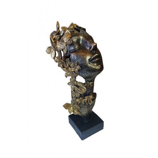 Statueta Decorativa Masca, Woman Butterfly, 32 cm, 038SX Statueta Decorativa Masca, Woman Butterfly, 32 cm, 038SX