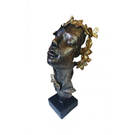 Statueta Decorativa Masca, Woman Butterfly, 32 cm, 038SX Statueta Decorativa Masca, Woman Butterfly, 32 cm, 038SX