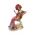 Statueta, Fata in scaun antichizat, 22 cm, 344ZZ