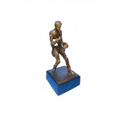 Statueta, Muzician la Saxofon, 20 cm, 1089XD-2 Statueta, Muzician la Saxofon, 20 cm, 1089XD-2