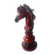 Statueta, Piesa de sah, Cal, Visiniu, 25 cm, 0182A-1