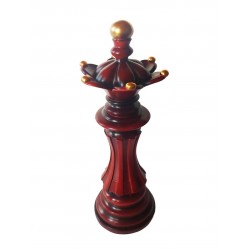 Statueta, Piesa de sah, Regina, Visiniu, 35 cm, 0182A-2