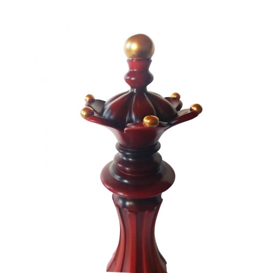 Statueta, Piesa de sah, Regina, Visiniu, 35 cm, 0182A-2