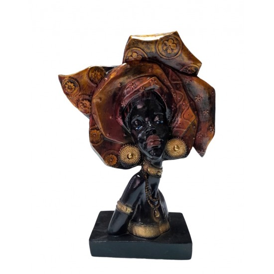 Statueta decorativa, Africana, 33 cm, LP003 Statueta decorativa, Africana, 33 cm, LP003