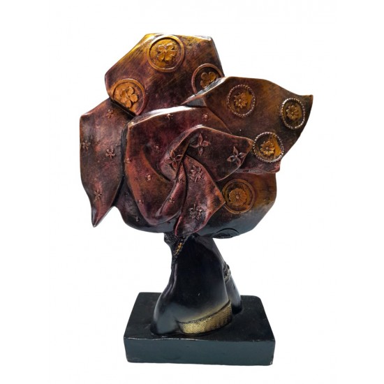 Statueta decorativa, Africana, 33 cm, LP003 Statueta decorativa, Africana, 33 cm, LP003