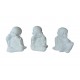Statueta decorativa, Buddha, Zambesc, Nu vad, Gandesc, Alb, 10 cm, DVA2 Statueta decorativa, Buddha, Zambesc, Nu vad, Gandesc, Alb, 10 cm, DVA2