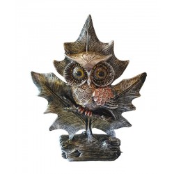 Statueta decorativa, Bufnita, Auriu, 25 cm, GA29141