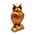 Statueta decorativa, Bufnita, Auriu, 29 cm, DVLG022AU