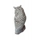 Statueta decorativa, Bufnita, Gri, 18 cm, MI37