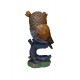 Statueta decorativa, Bufnita pe o creanga, Maro, 18 cm, W8330-1 Statueta decorativa, Bufnita pe o creanga, Maro, 18 cm, W8330-1