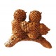 Statueta decorativa, Bufnite, Maro, 14 cm, 33286MB