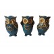 Statueta decorativa,Bufnite, Nu vad, Nu aud, Nu vorbesc, Albastru, 15 cm, 575KA Statueta decorativa,Bufnite, Nu vad, Nu aud, Nu vorbesc, Albastru, 15 cm, 575KA