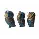 Statueta decorativa,Bufnite, Nu vad, Nu aud, Nu vorbesc, Albastru, 15 cm, 575KA Statueta decorativa,Bufnite, Nu vad, Nu aud, Nu vorbesc, Albastru, 15 cm, 575KA