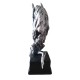 Statueta decorativa, Cal, Argintiu, 41 cm, BL551L