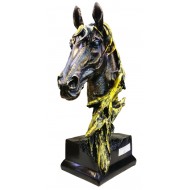 Statueta decorativa, Cap de cal, 40 cm,  XY800D