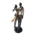 Statueta decorativa, Cuplu de Indragostiti, Multicolor, 21 cm, GXL004